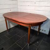 Scandinavian extendable teak table from the 1960s (butterfly extension)