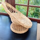 Fauteuil rotin enfant