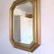 Miroir en bois doré octogonal