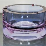 XL Sommerso pink ashtray by Seguso, Murano glass, Italy, 1970