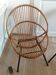 Vintage adult rattan armchair