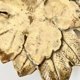 Decorative leaf-shaped dish – Gilt bronze – Early 20th century