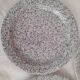 Set of five speckled dessert plates