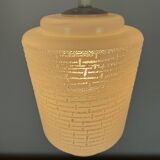 Vintage 60s opaline pendant light
