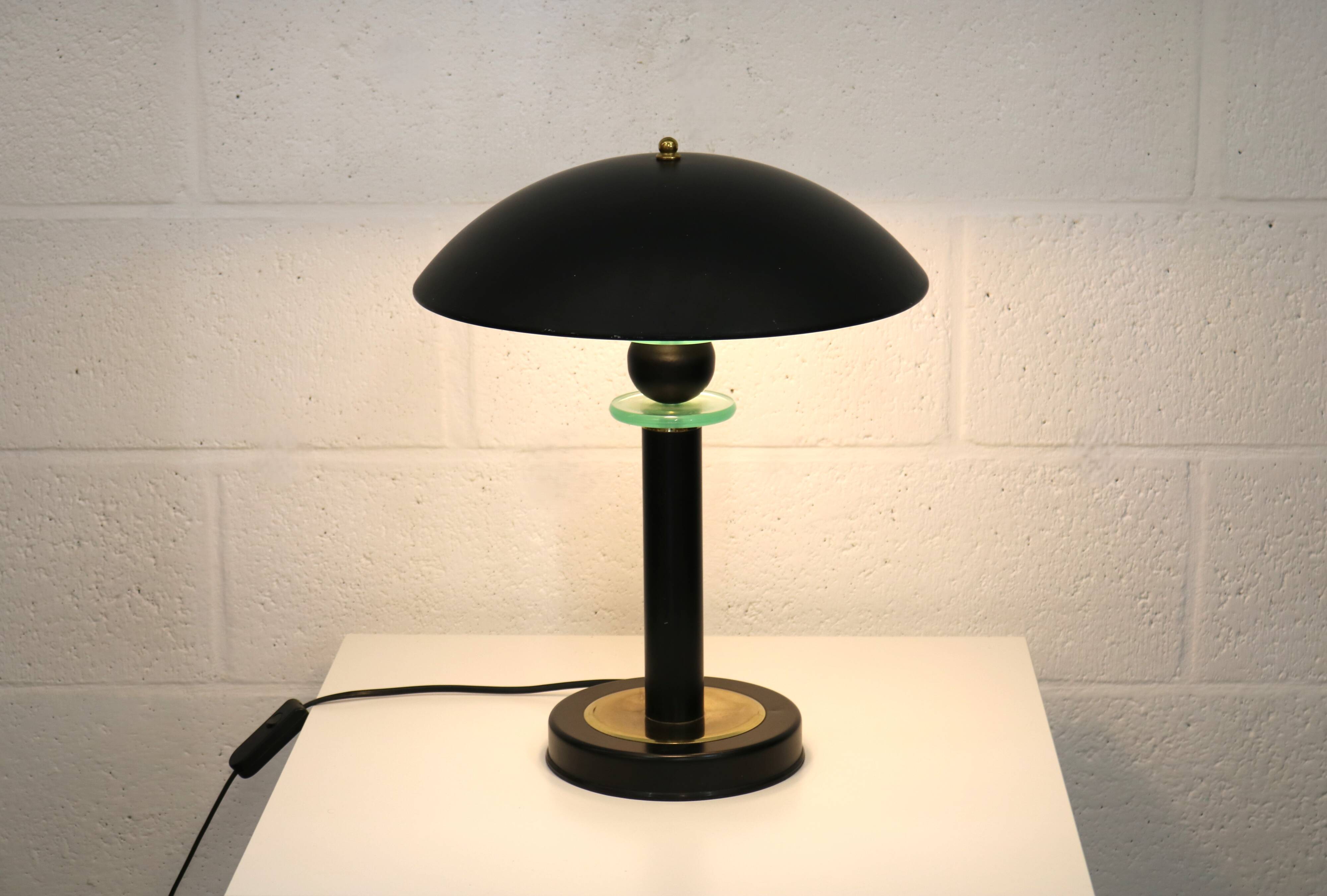 Vintage mushroom table lamp from the 80s by Shell Electric.