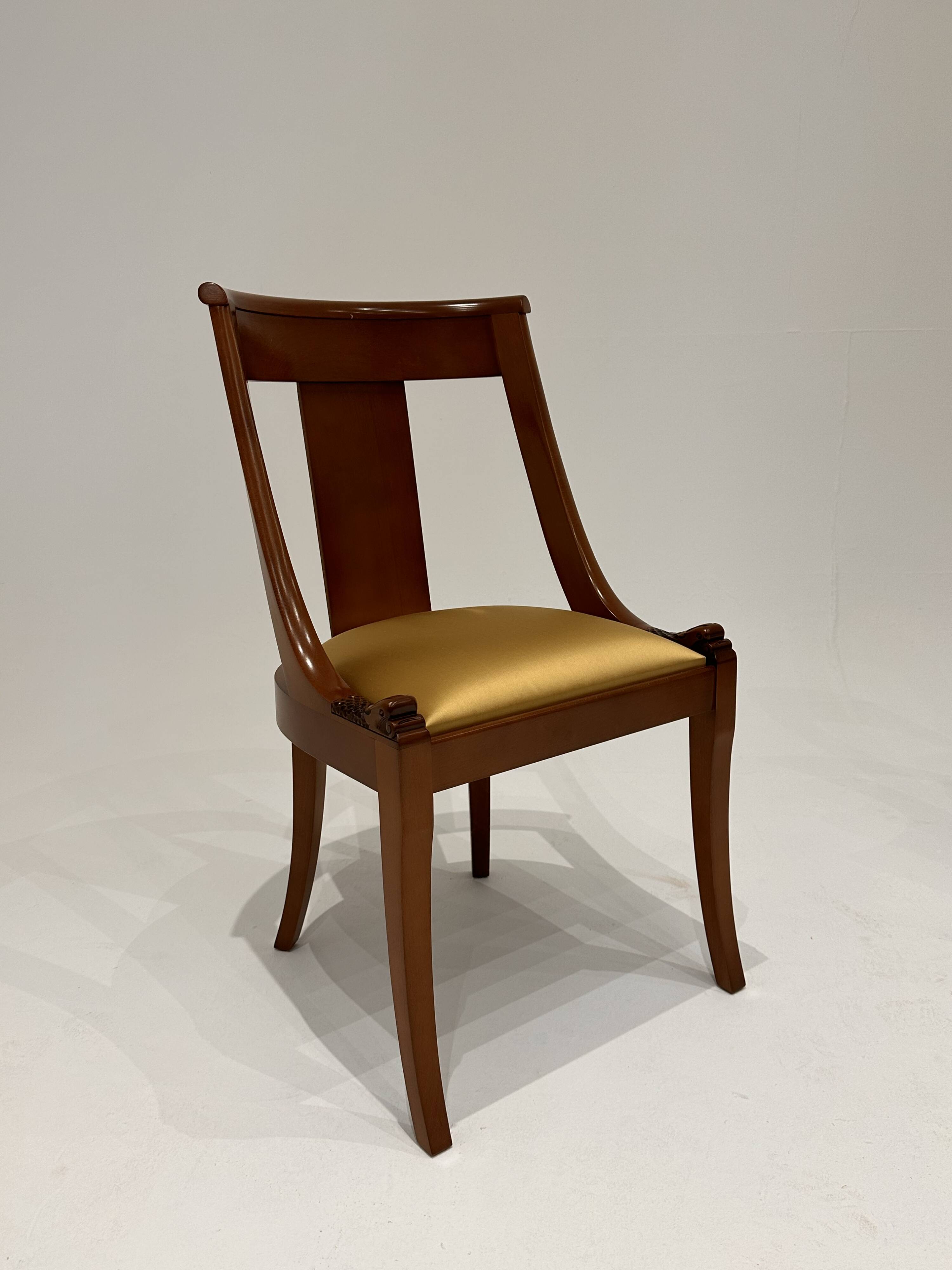 Pair of Empire style chairs