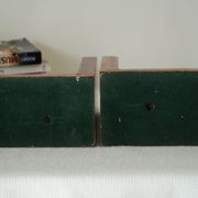 Pair of Greenhouse books vintage duck metal and mahogany