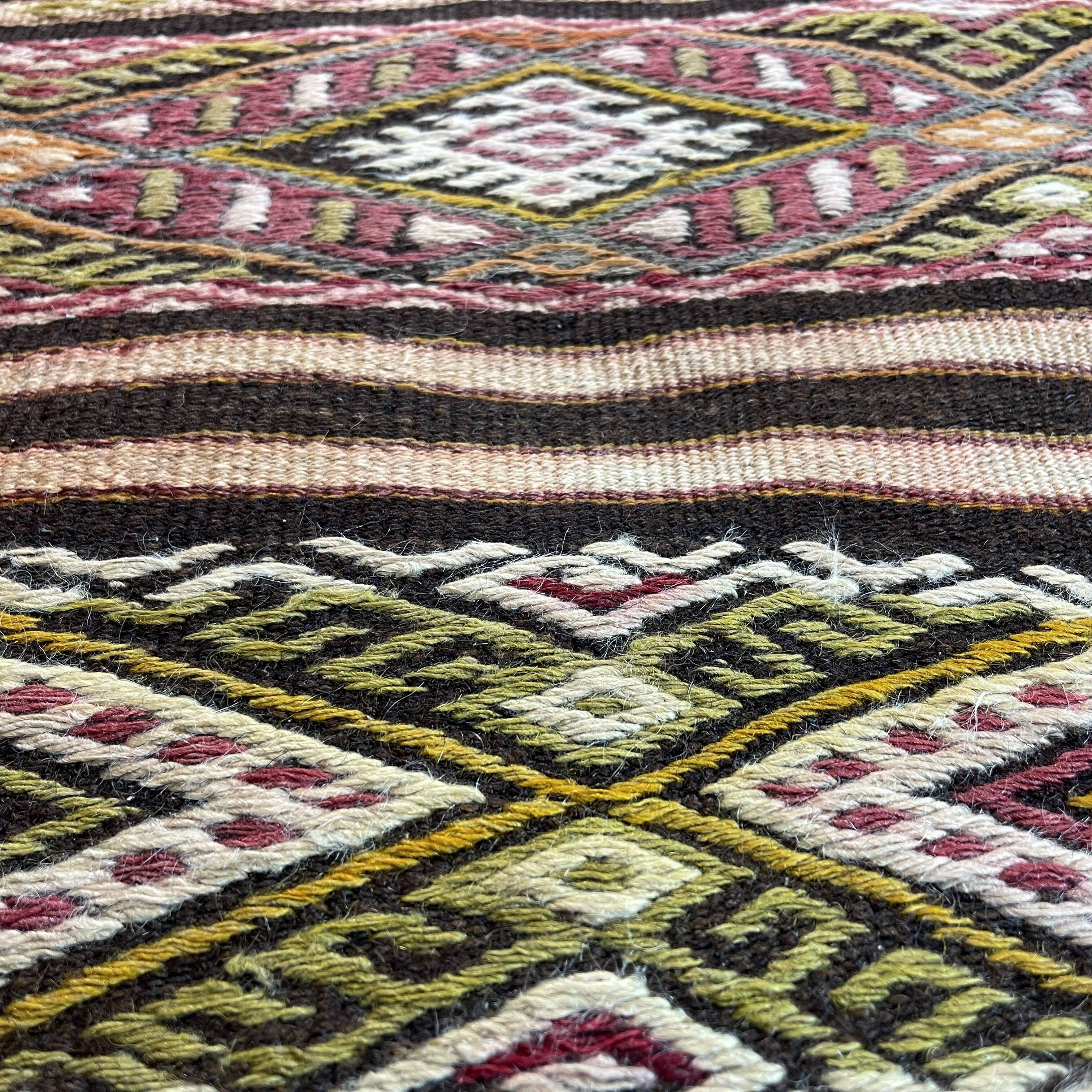 Vintage turkish kilim rug , 100 x 63 cm