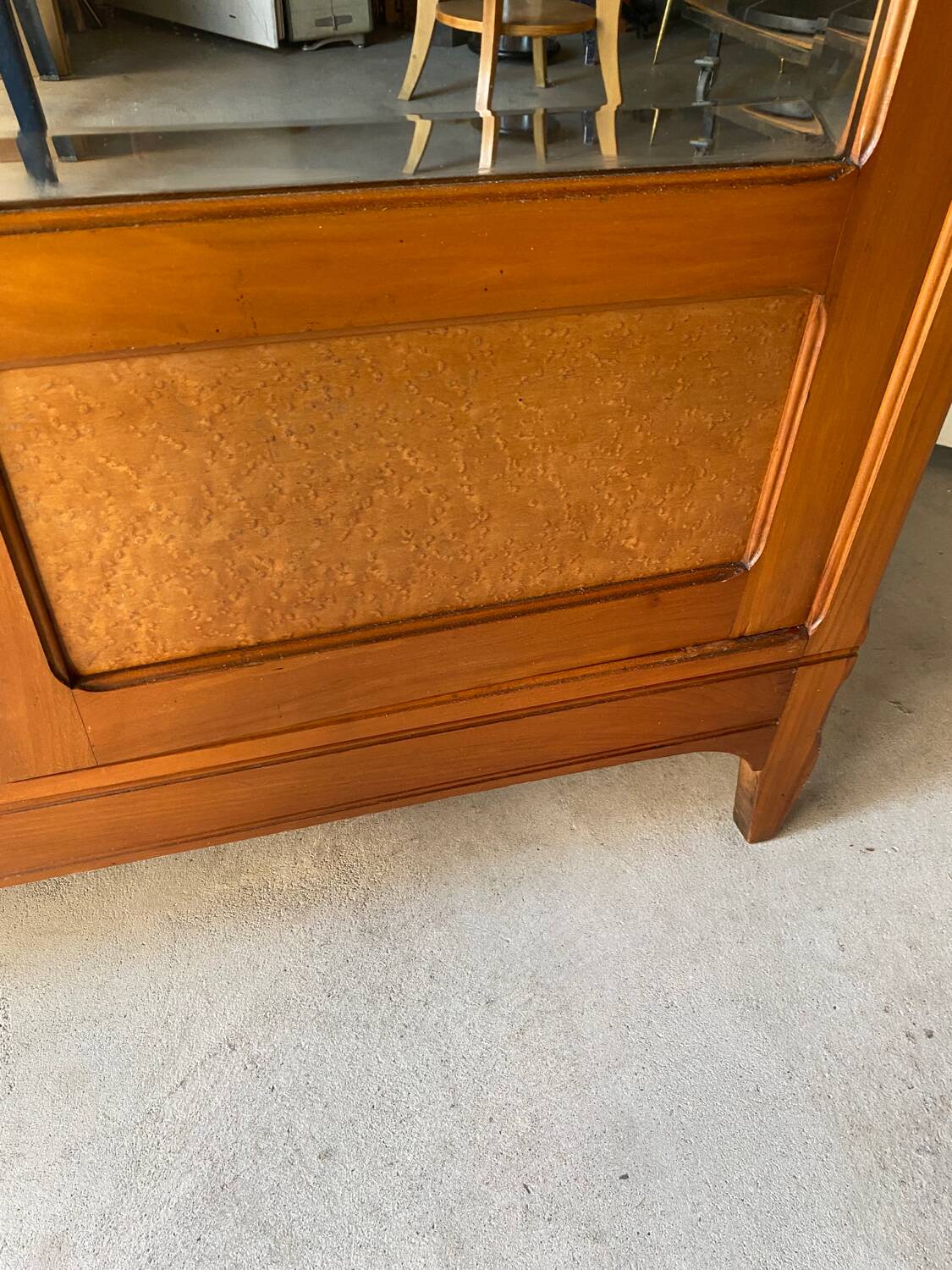 Art Deco hotel-style Parisian wardrobe chest or