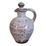 Oil jug in stoneware signed Les poteries de la Vallée Noire