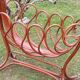 Turned wooden cradle