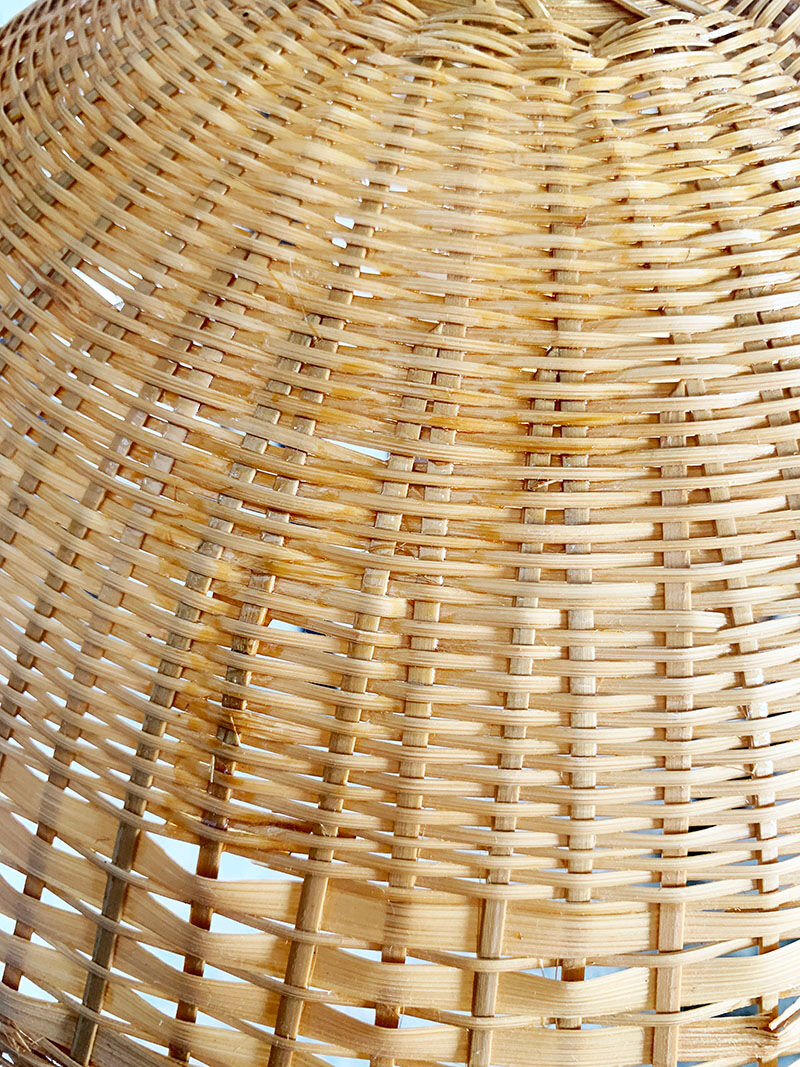 Braided wicker suspension