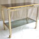 Console vintage plateau pivotant