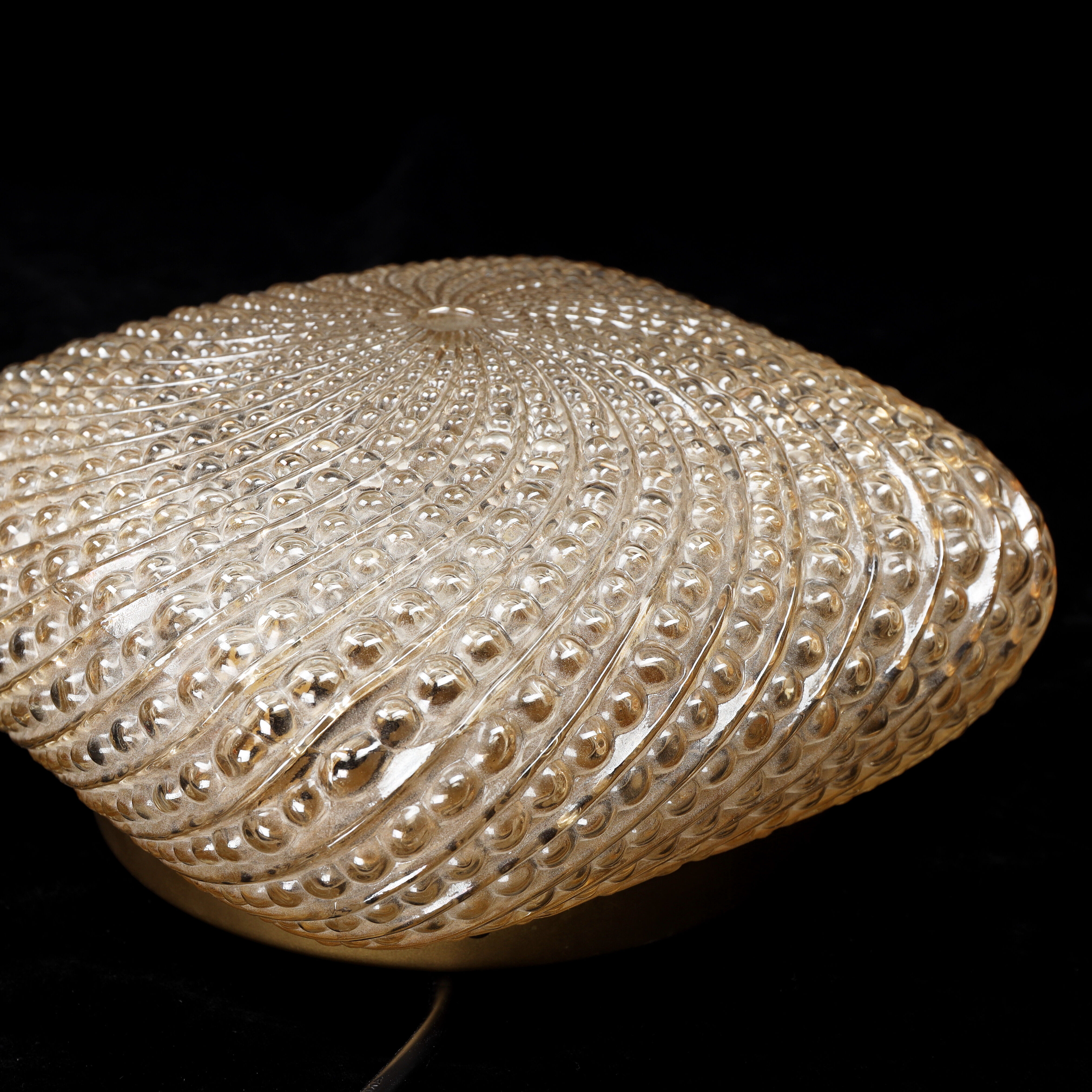 Pair of blown glass wall lamps, 1960/70