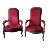 Lot de 2 fauteuils "Voltaire"