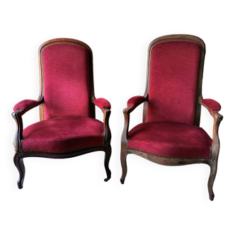 Lot de 2 fauteuils "Voltaire"