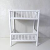 rattan bedside table