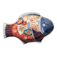 Imari dish in the shape of fish 41 x 26cm