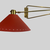 Adjustable wall lamp vintage lunel edition by robert mathieu of the 50s