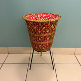 Worker tripod rattan 60s