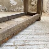 Solid oak console workbench 220cm