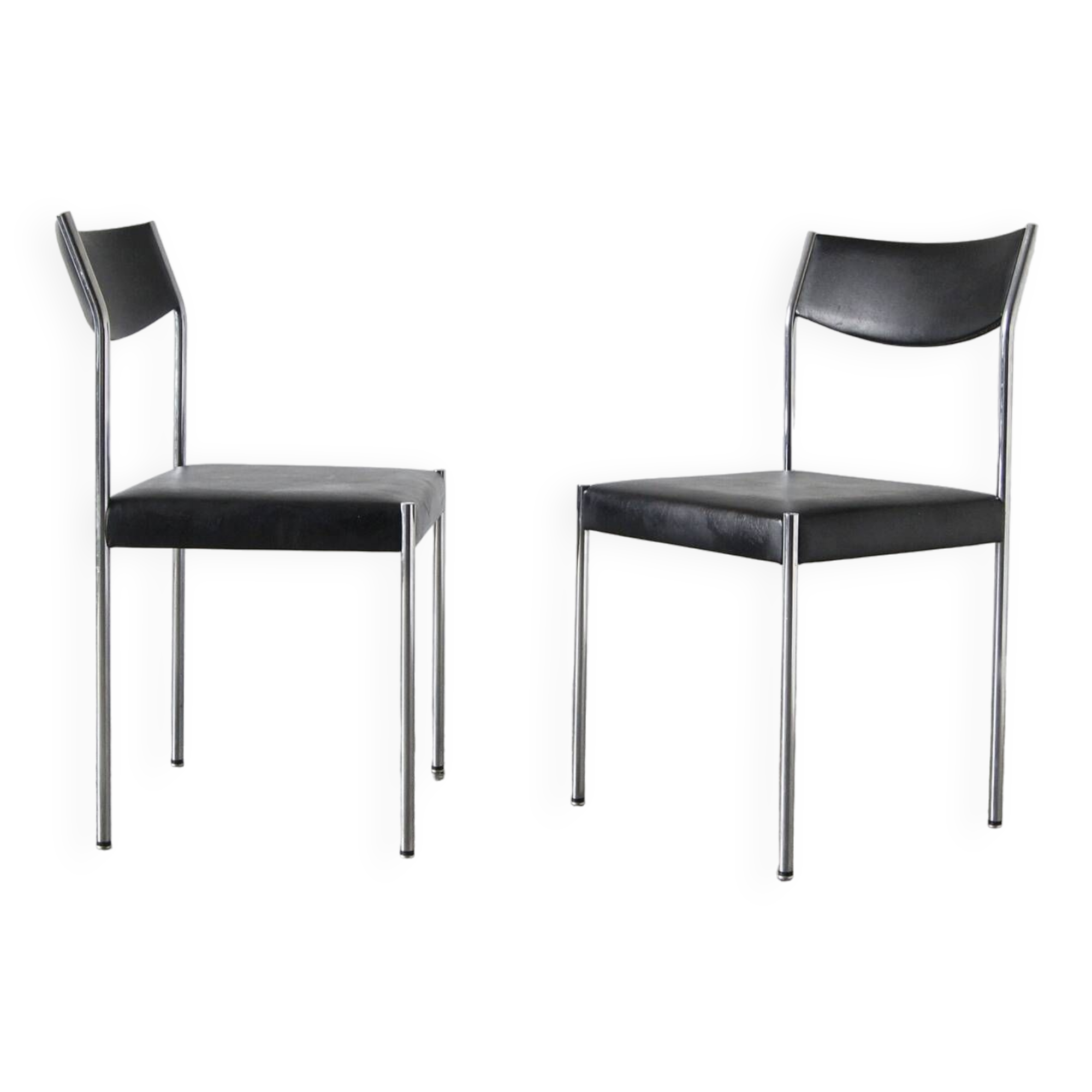 Side Chairs by Edlef Bandixen for Dietiker, Switzerland, Set of 2