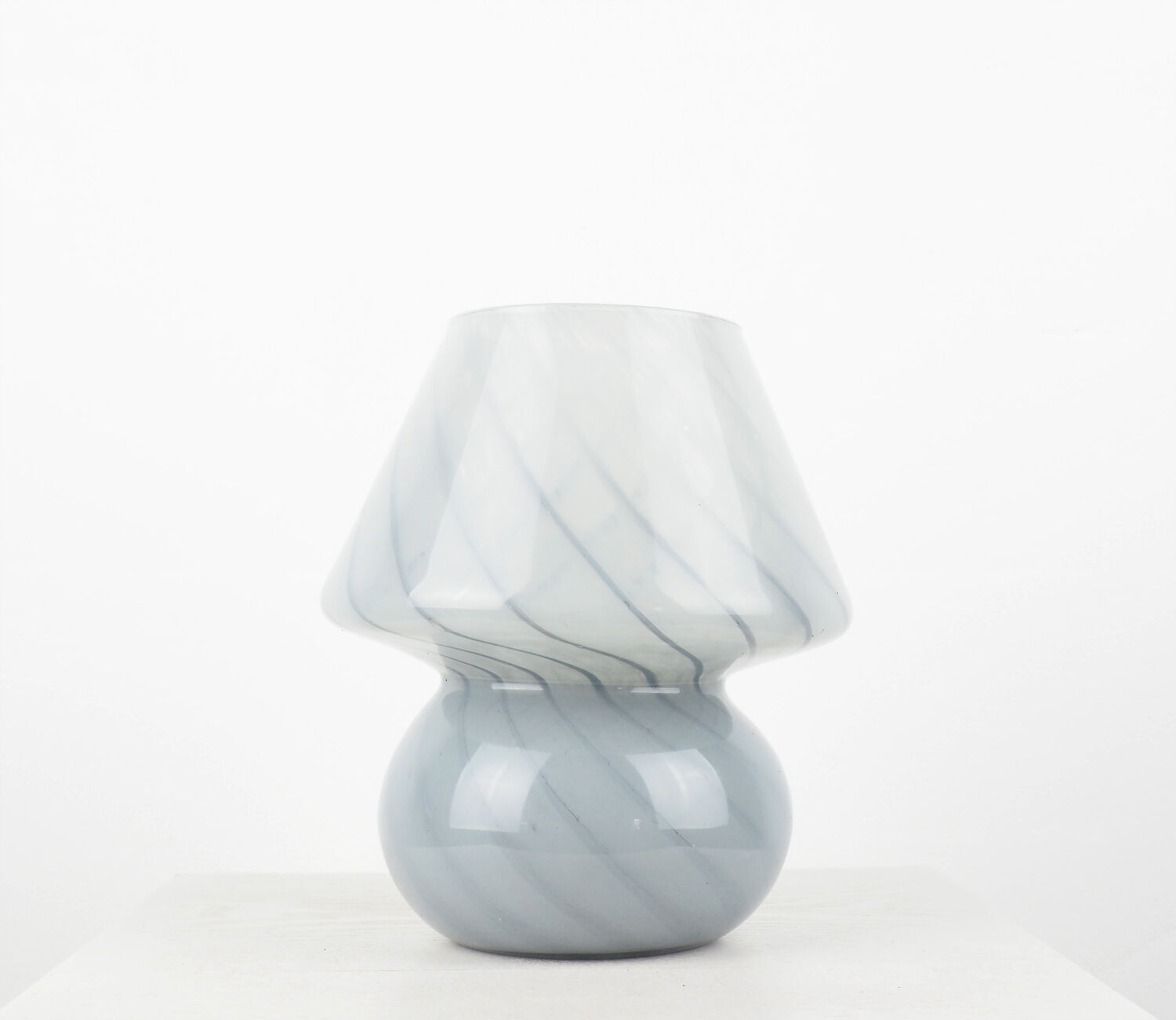 Murano mushroom table lamp by Vetri Italy, 1970
