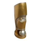 Painted Leeazanne umbrella stand, ca 1980 resin / epoxy / Hollywood Regency manufactured by the Lam Lee Group, Dallas USA.