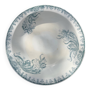 Plat rond et creux en terre de fer