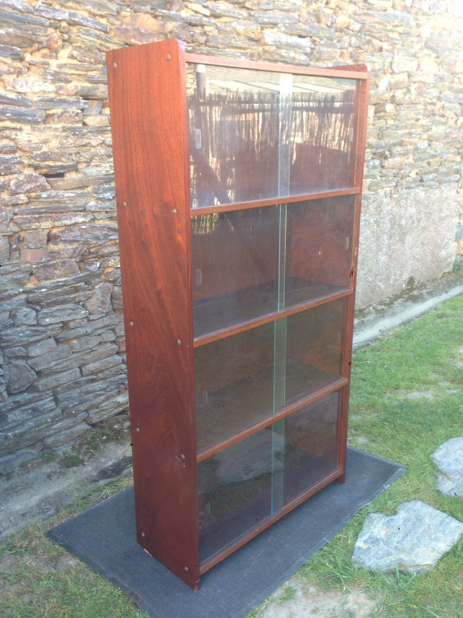 Vintage teak library