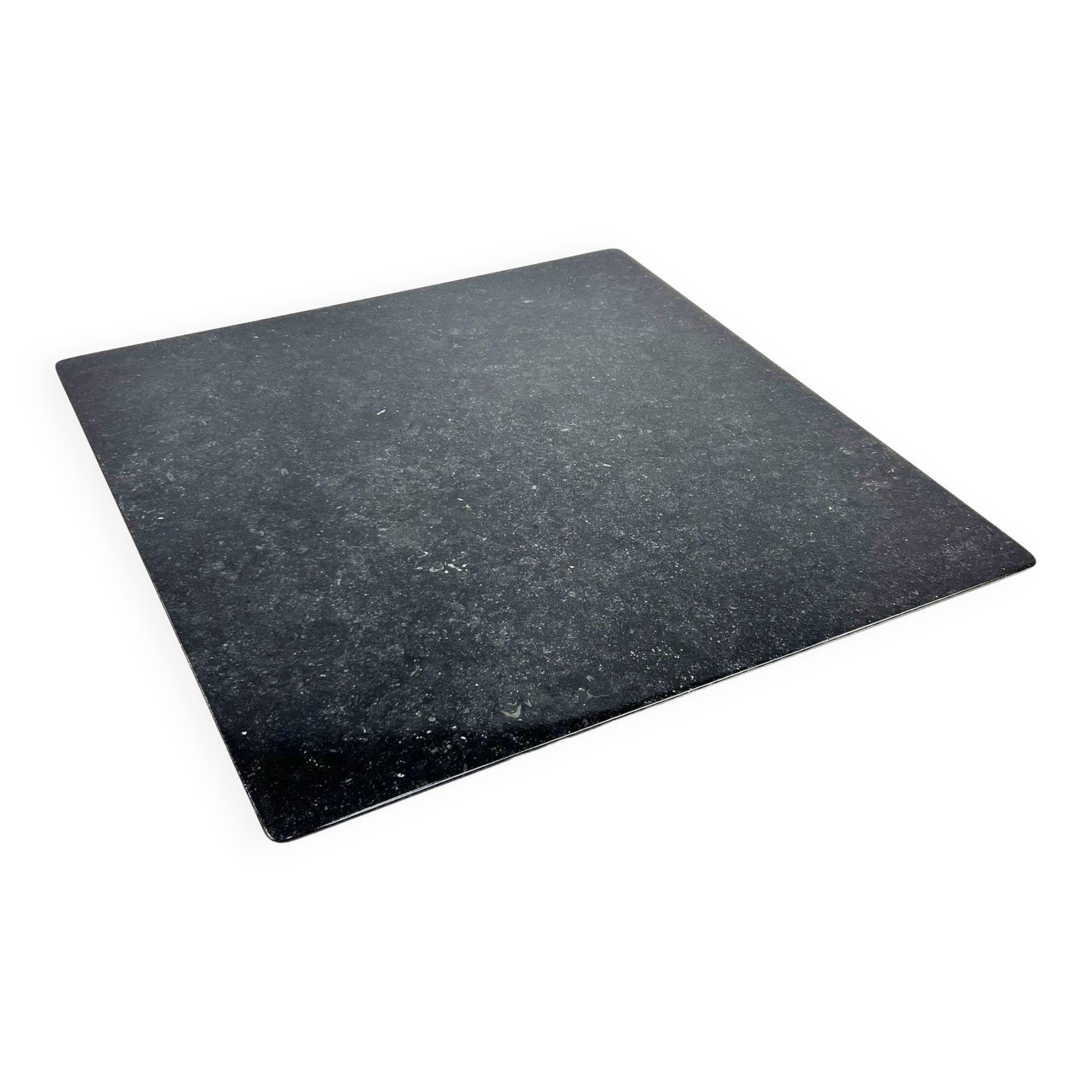 Vintage Square Italian Granite Coffee Table, 1970s