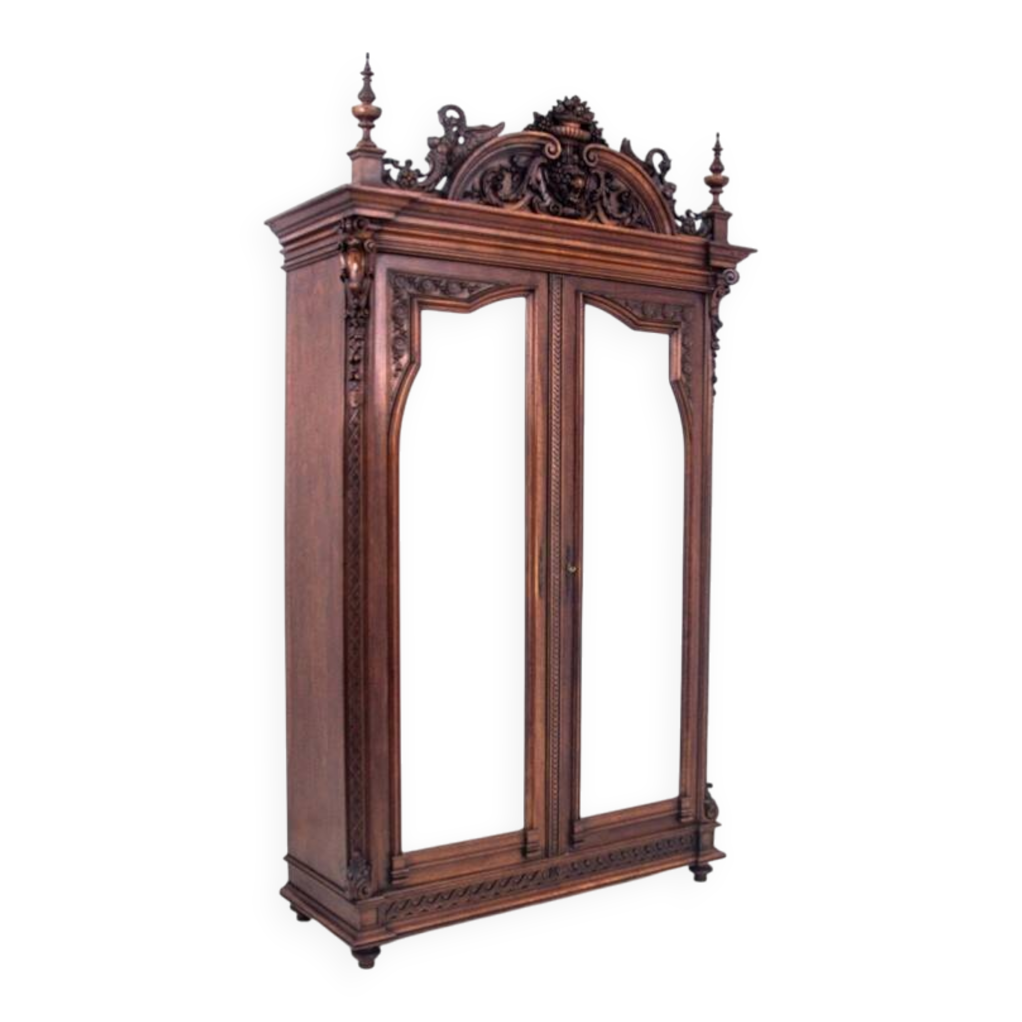 Antique wardrobe, France.