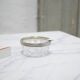 Vintage ashtray in crystal and silver metal
