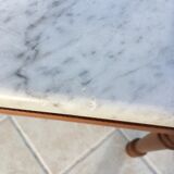 Dressing table with marble top