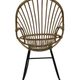 Vintage Dirk van Sliedregt Rohe Noordwolde rattan rocking chair