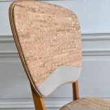 Restored vintage monoblock chair