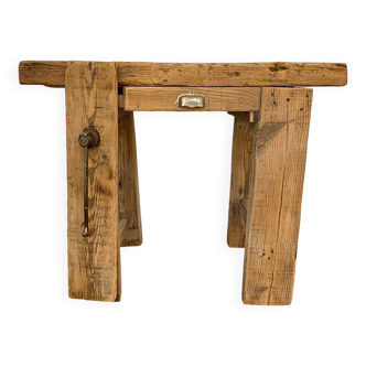 Petit établi console avec tiroir