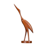 Scandinavian teak sculture Heron 1960