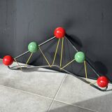 Vintage wall coat rack 1950s - Roger Feraud