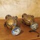 Pair of antique vases in Empire / Napoleon III style – bronze or regulus