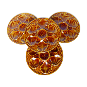 4 assiettes à huitres