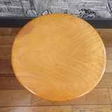 Scandinavian wooden stool 1960