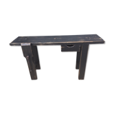 Black patinated workbench