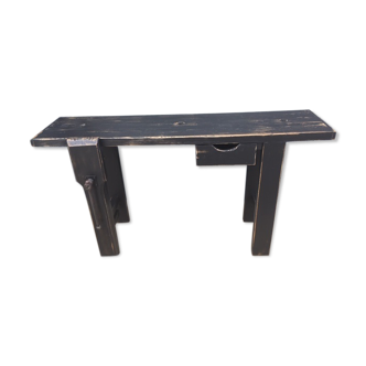 Black patinated workbench