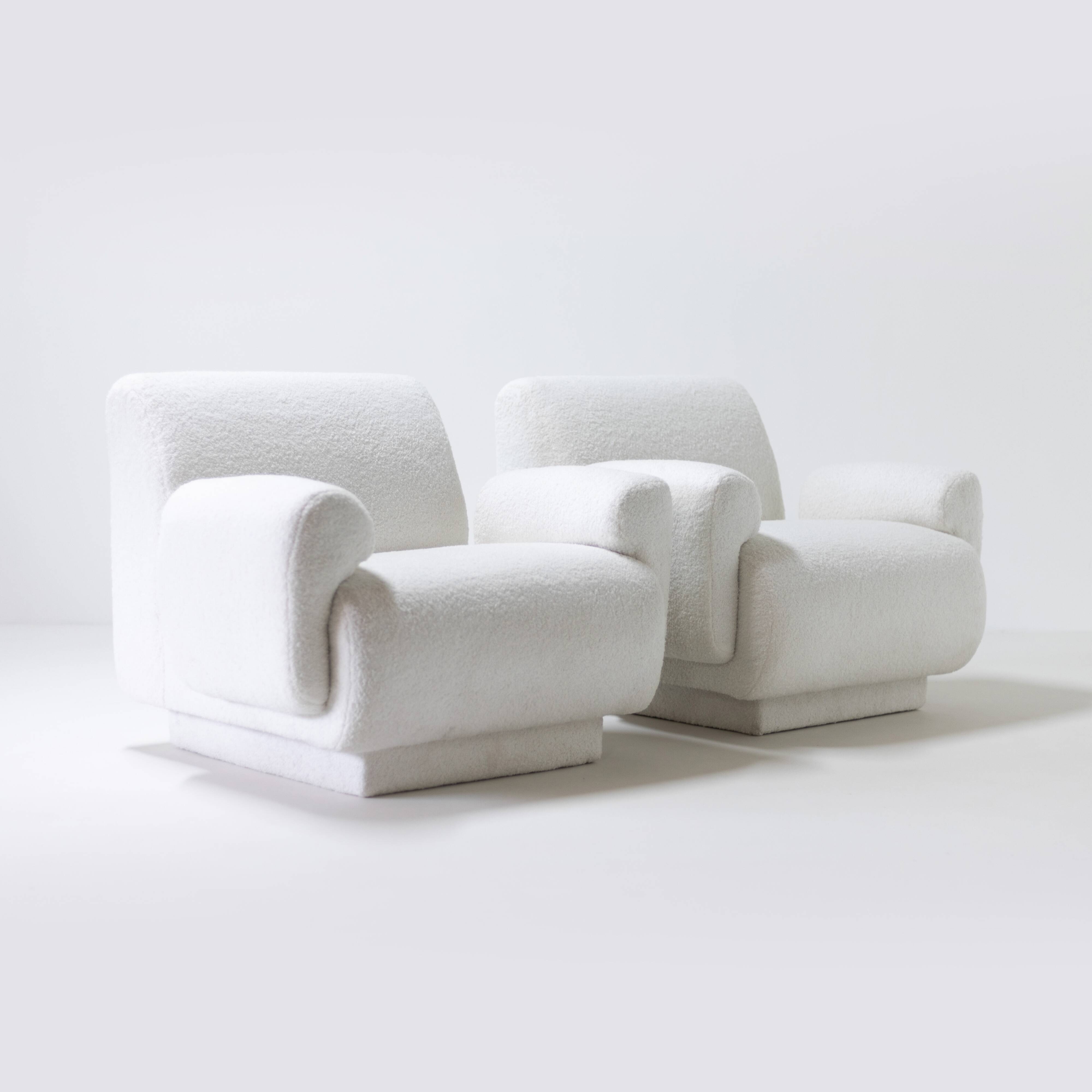 Pair of armchairs attributed to Eberhardt Geißler, Veb Möbel Industrie, 70s