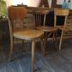 Series of 4 Bistro chairs dismatched Baumann and Fischel