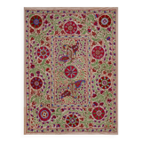 Hand-knotted rug, vintage Turkish rug 153x199 cm