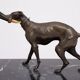 Art Deco Sculpture of Woman with Greyhounds 1920/30s France