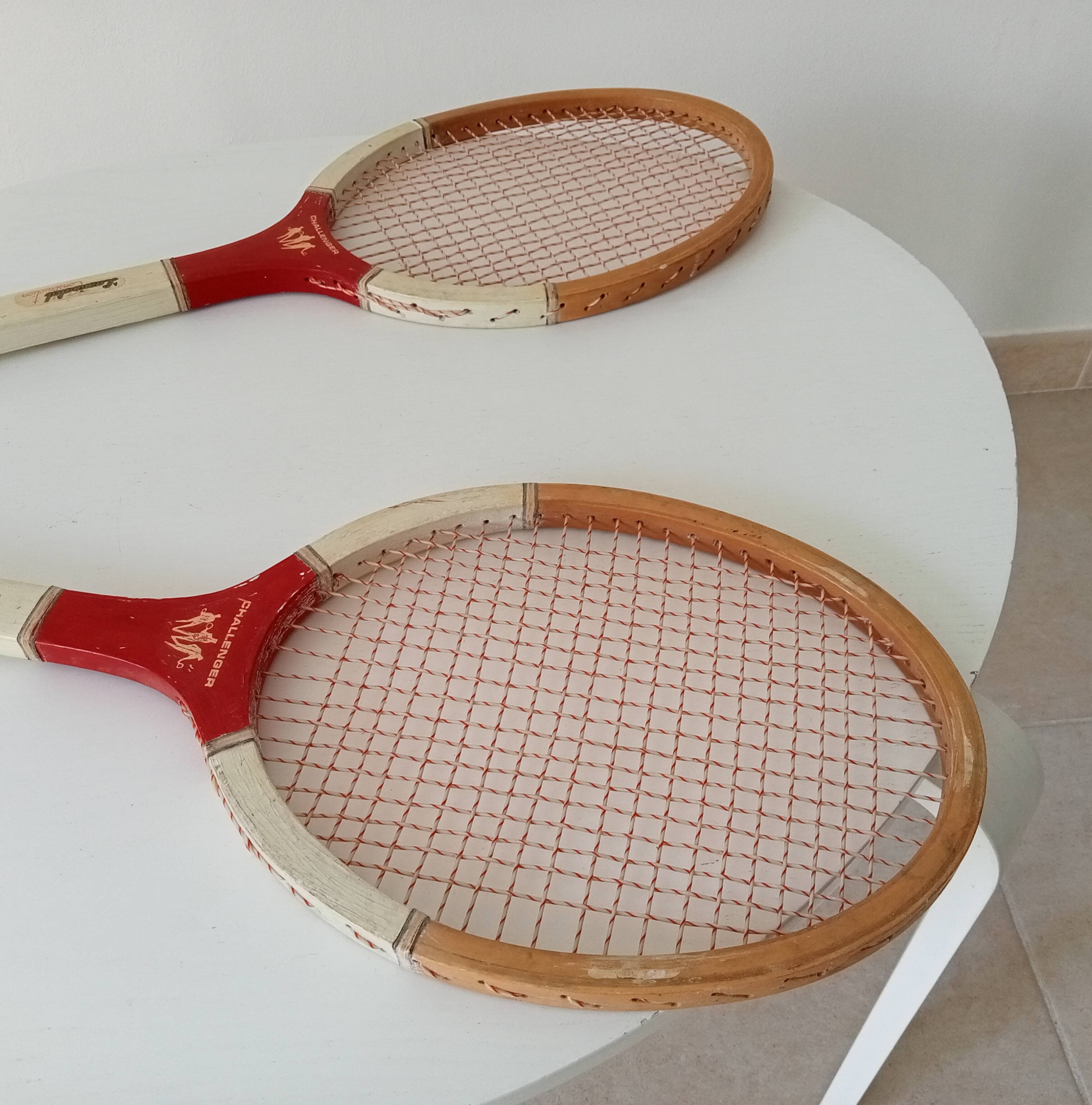 Pair of vintage 70s rackets