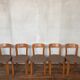 Series of 5 chairs Bruno Rey design Swiss made 1970